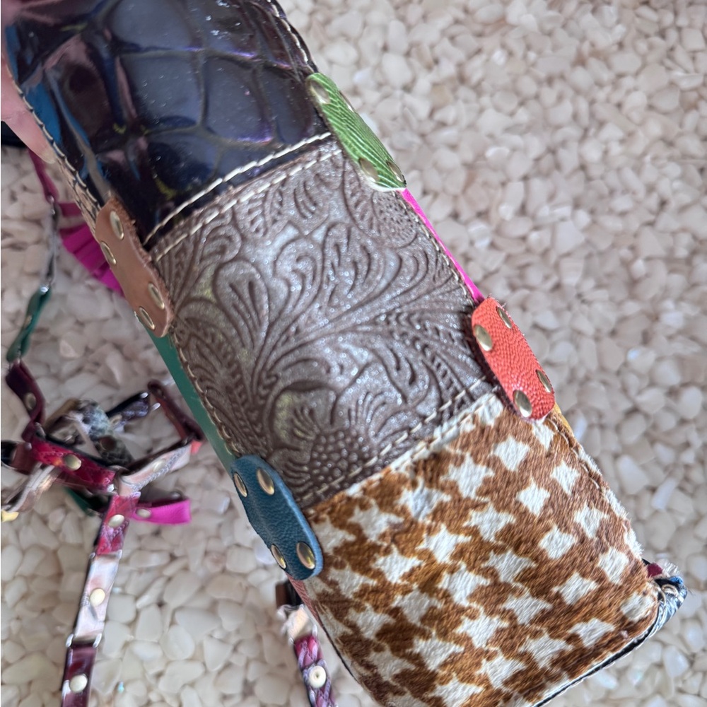 Multicolor Patchwork Women's Bag - image 6